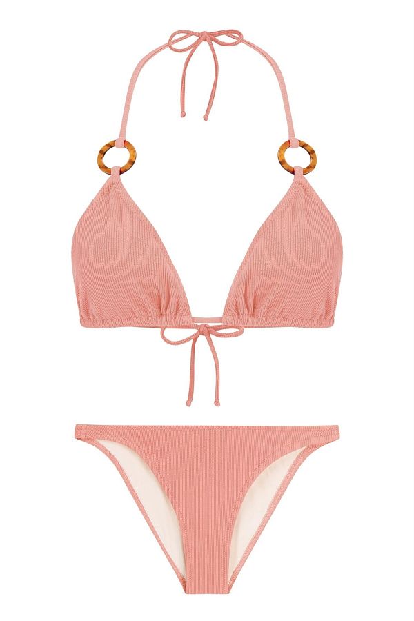 AQUELLA-Set de bikini texturizat Yavruağzı 1