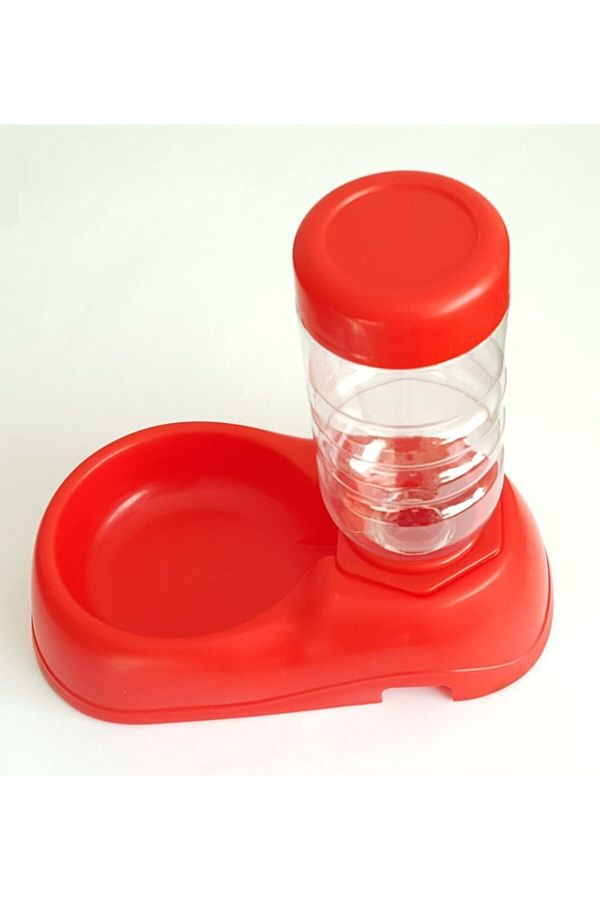 Mixpet-Red 500 Ml Reinforced Automatic Water Container - For Dog and Cat 1