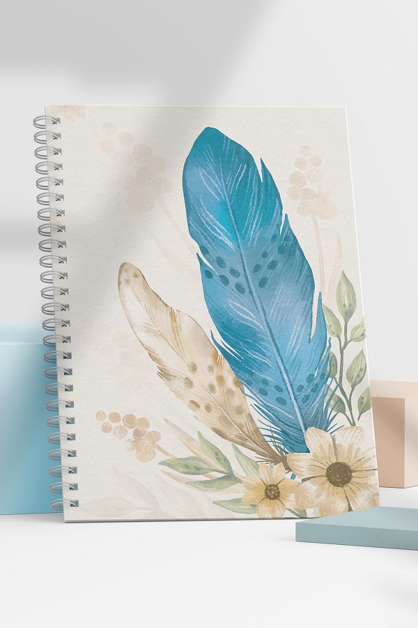 pixelpare-Bullet Journal Notebook| A5 Notebook| Dotted Sheet| Metal Spiral| 100 Sheets(50 Sheets) 1