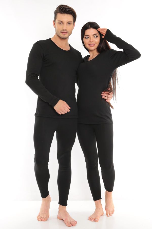ZAPORA Thermal Clothes Winter Thermal Underwear Set Women's Velvet Thermal  Thermal Underwear Short Top Thermal Shirt Bodysuit Women (Color : Gray,  Size : L 40-50kg): Buy Online at Best Price in UAE 