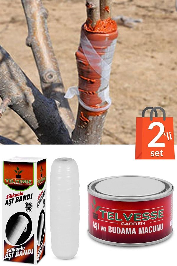 Telvesse-Grafting Tape + Grafting Paste Set of 2 Tree Pruning Grafting Paste Tape Set Grafting Tool 1