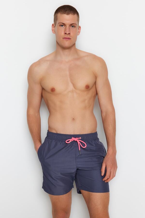 Trendyol Collection-Anthrazit Basic Standardgröße Badeanzug Badeshorts TMNSS20DS0023 1