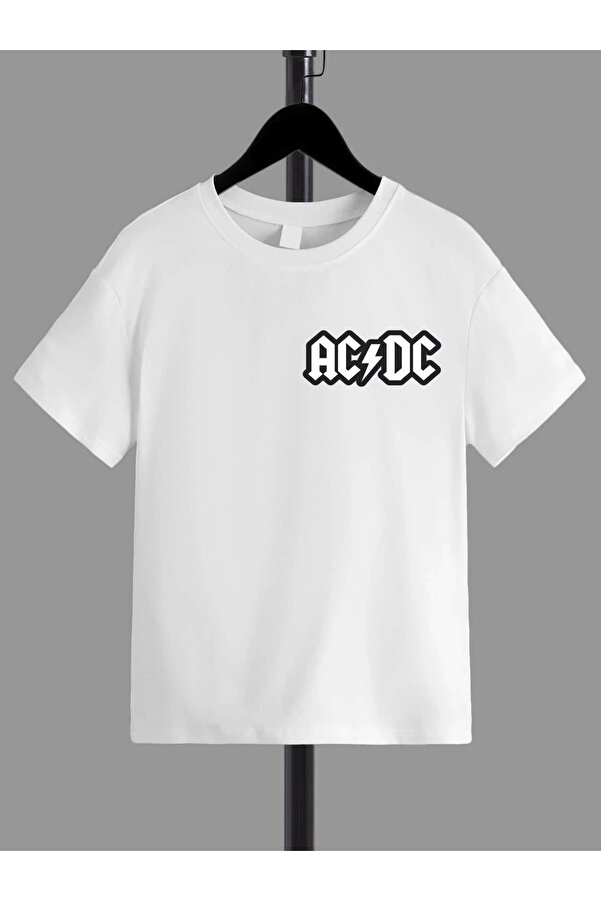 VASK Ünisex Rahat Kalıp Pamuklu Baskılı Beyaz Çocuk T-shirt