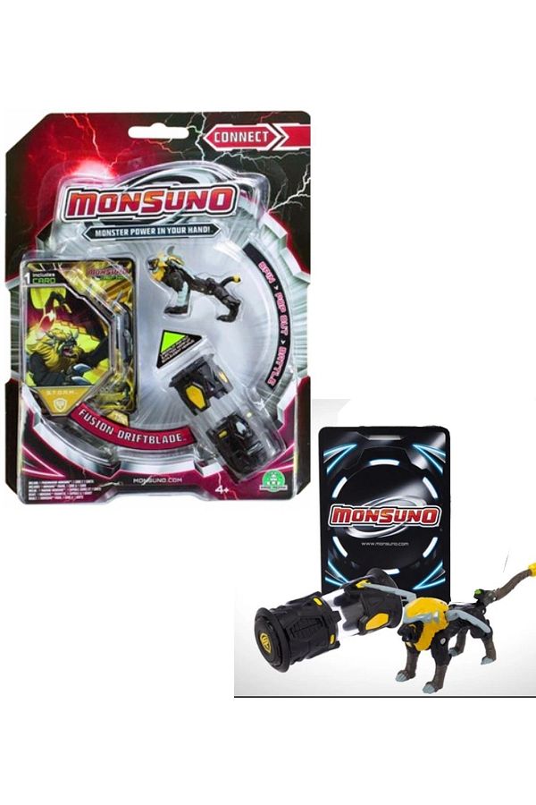 GIOCHI PREZIOSI-Monsuno, Licensed Fusion Driftblade Figure, Launch Capsule and Game Card 1