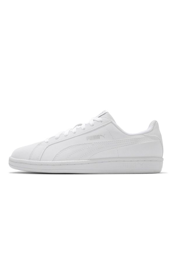 Puma-Smash Buck - Unisex White Casual Shoes 1