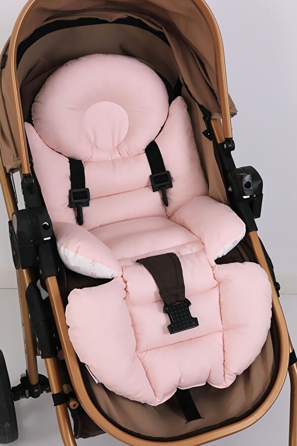 Umaybebek Ortopedik Bel Destekli Bebek Arabası Minderi, Pamuk Kumaş - Orijinal Ürün