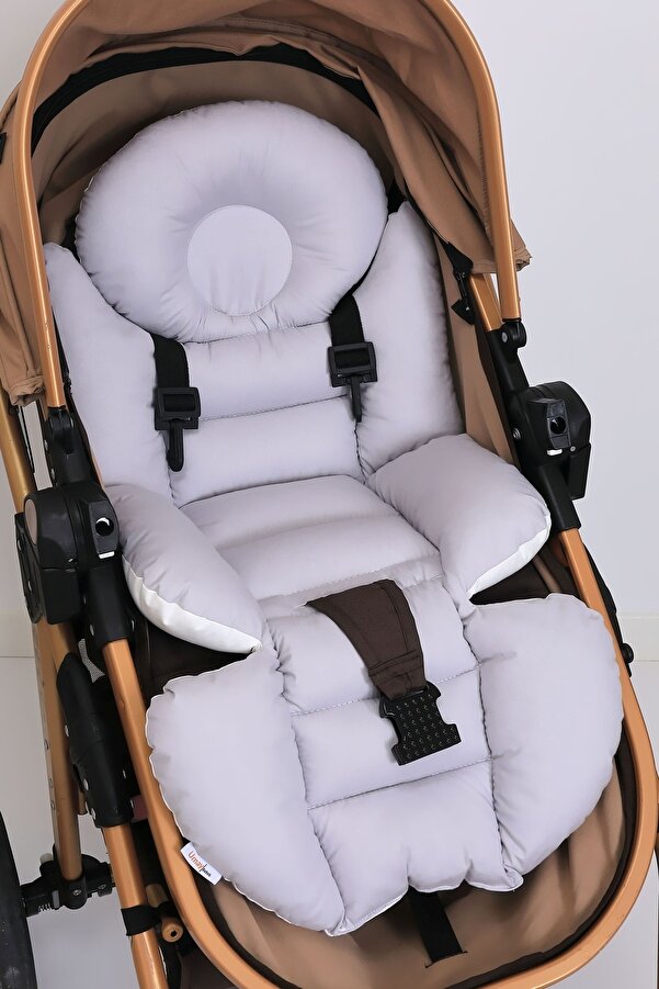 Umaybebek Ortopedik Bel Destekli Bebek Arabası Minderi, Pamuk Kumaş - Orijinal Ürün