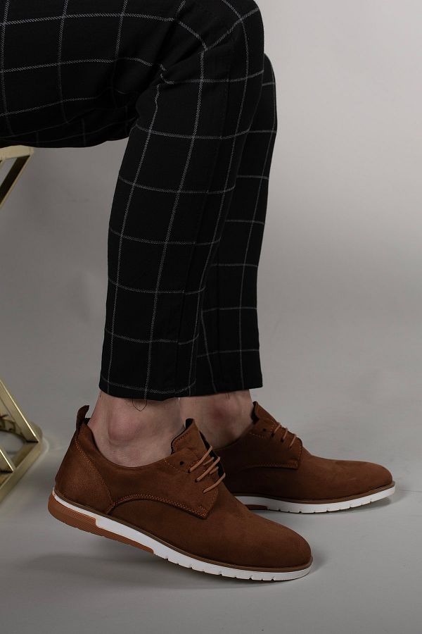 Riccon-Herren Freizeitschuhe0012206 Wildleder Tan 1
