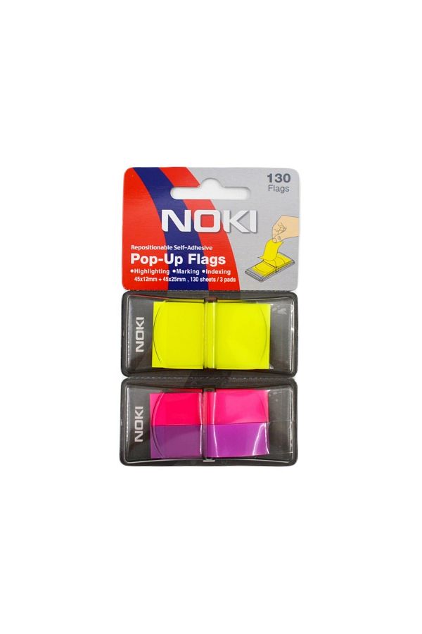 Noki-Memo Pop-up Flags Adhesive Marker 130 Sheets(26006b) 1