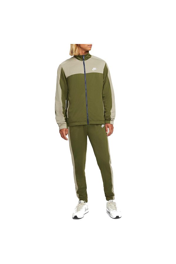 Mens khaki nike tracksuit hotsell