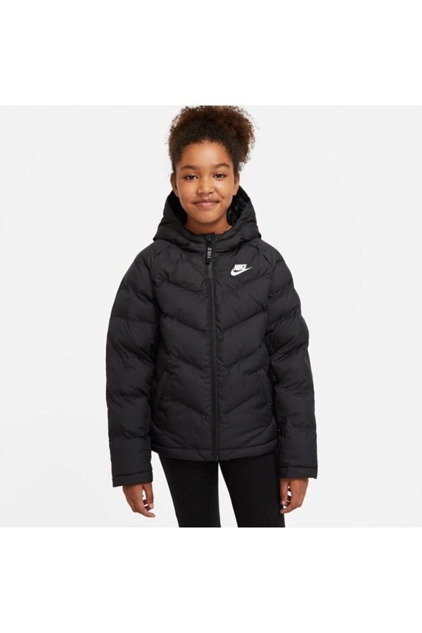 All black hot sale nike coat