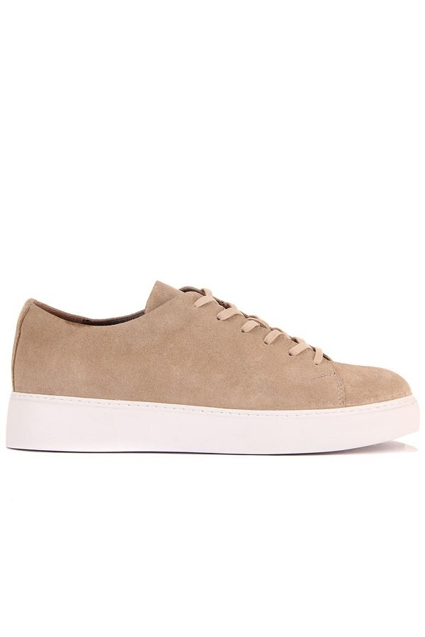 Suede lace up sneakers clearance
