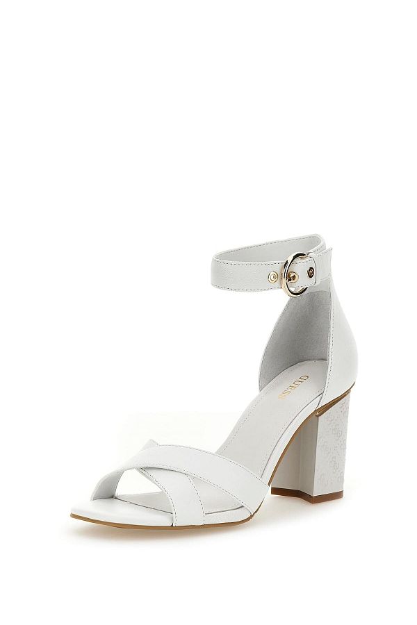 Guess High Heels White Flat Trendyol