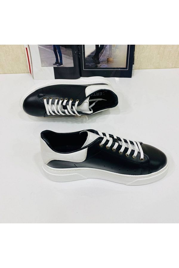 maxmoda New Season Max Fashion Original Orthopedics Genuine Leather Black Men s Shoes Trendyol