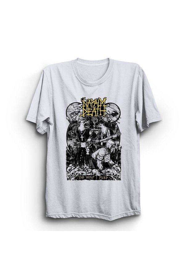 The Fame-Napalm Death, S09 Rock Metal Band T-Shirt 1