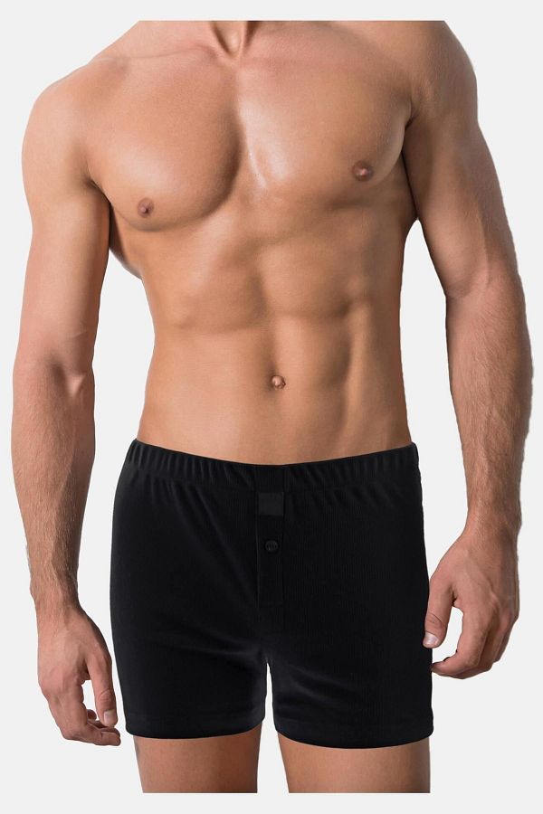 TheDon Cottonizm 100 Cotton Men s Black Ripped Boxers Trendyol