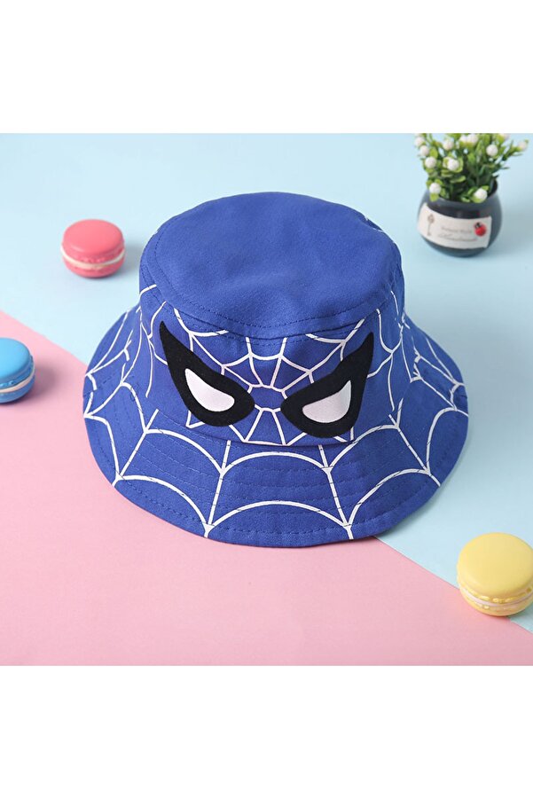 Shopiolog Children Bucket Hat Boys Spiderman Fisherman Bucket Hat