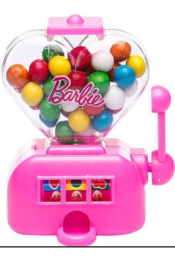 Barbie 50g Gumball Jackpot Machine Gum Machine with Toy Trendyol