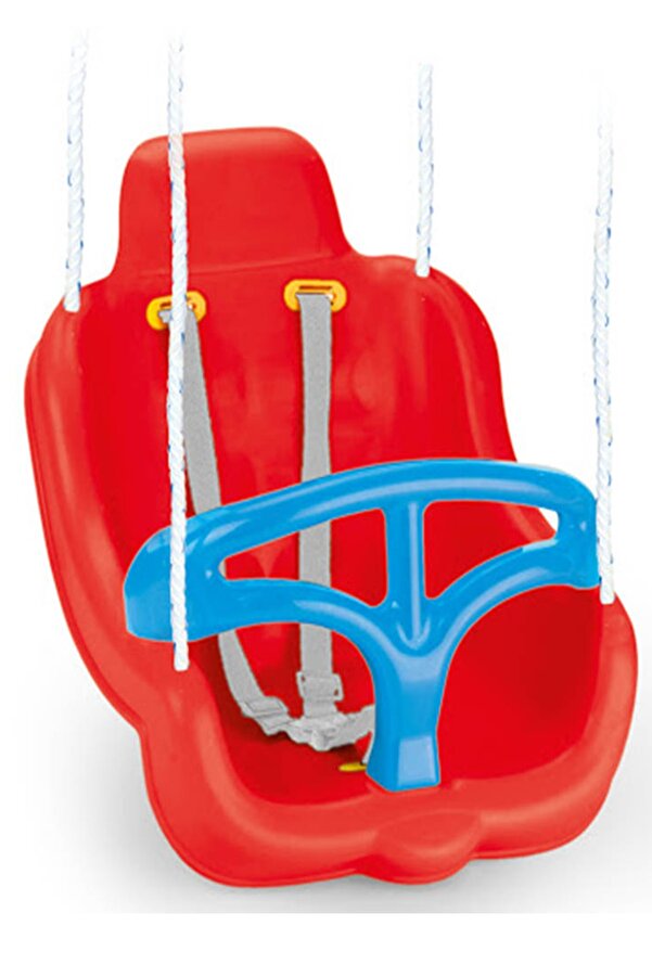 Dolu Unisex Kırmızı Kolay Kurulum Güvenlik Kilitli Büyük Salıncak 7069