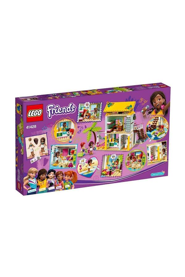 LEGO Friends Beach House 41428 Andrea and Mia Comes with Mini Dolls and Full of Great Summer House Set Trendyol