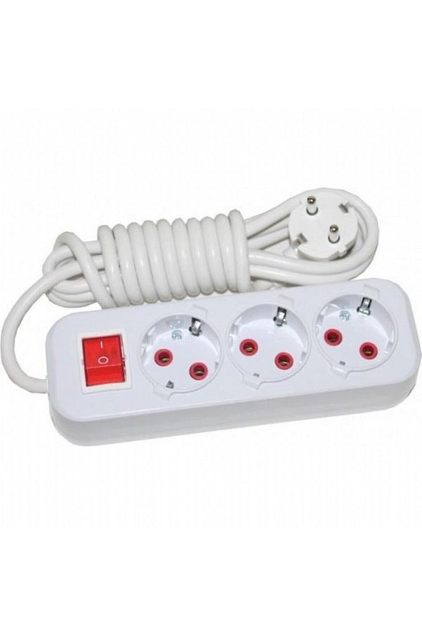 Tunç Çadır-5 Mt Switched 3-Plug Socket Extension Cable 1