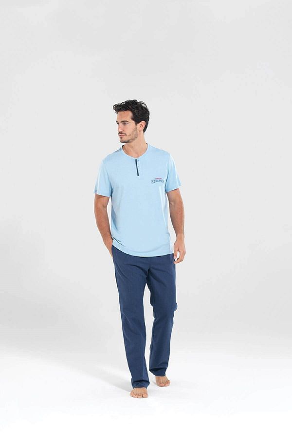 Blackspade-Set pijama cu mânecă scurtă pentru bărbați 1