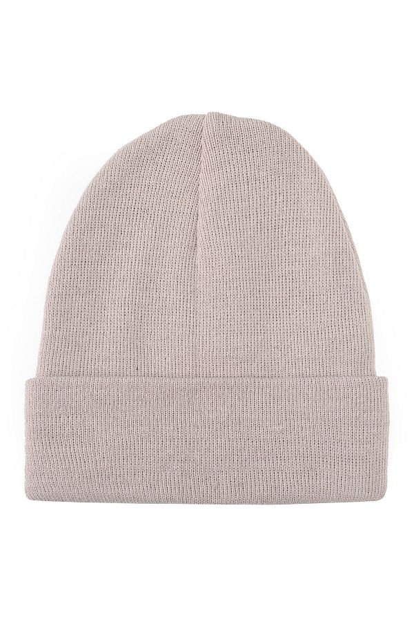 BabyCoco-Basic Beret Hat Knitwear Autumn Winter Mink Unisex 1