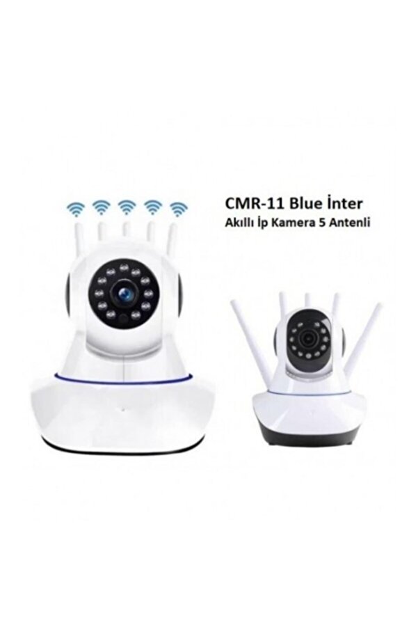 BLUE İNTER Cmr11 Wi-fi Kablosuz Ip Bebek Güvenlik Kamerası 5 Antenli