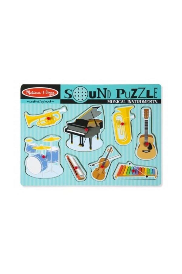 Melissa Doug Melissa Dough Wooden Sound Puzzle Musical Instruments Trendyol