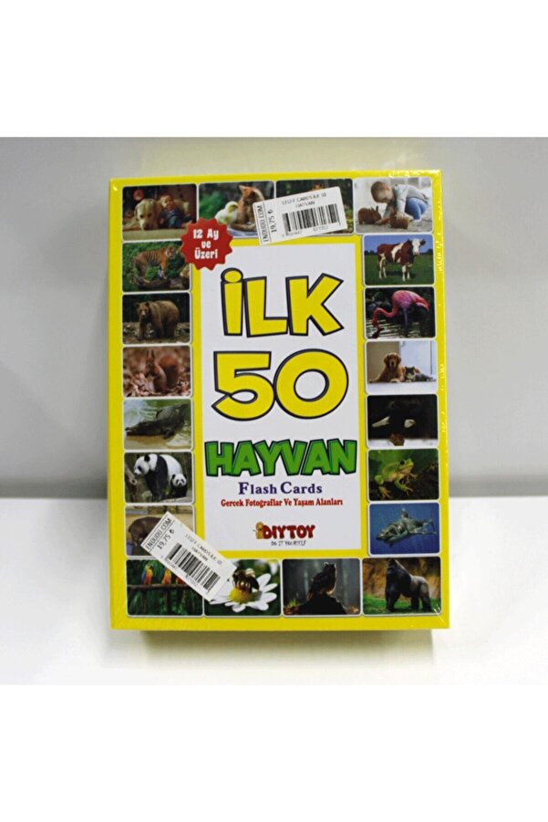 Diytoy Diytoy Dıy-toy Ilk 50 Hayvan Flash Kartları