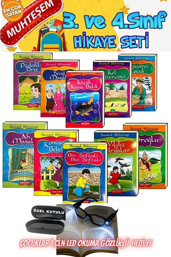 GÖNÜL YAYINCILIK 4.ve 5.sınıf Düzeyinde Öğretmen Tavsiyeli Süper Hikaye Seti