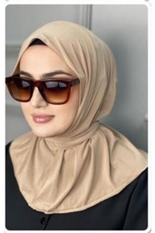 alemera-Ready Made Scarf with Snaps, Hijap Shawl, Snap Shawl, Practical Shawl 1