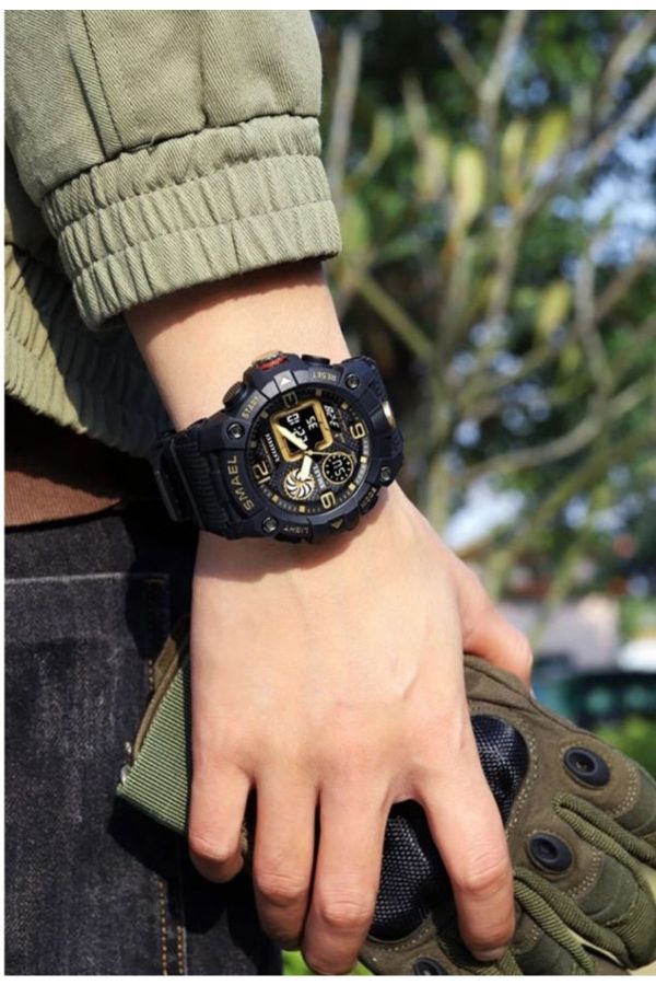 SMAEL 8055 Model Men's Digital and Analog Wrist Watch - Trendyol