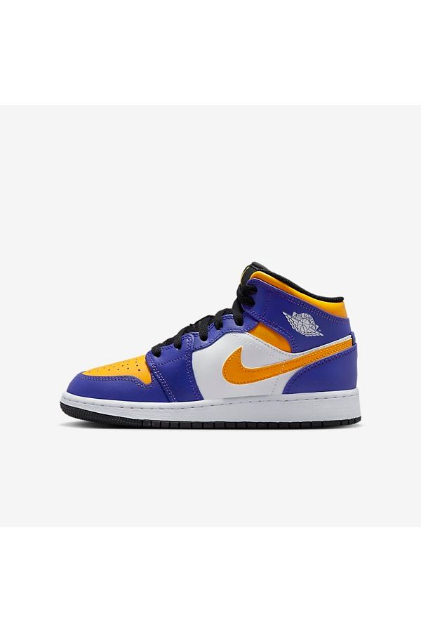 Nike Air Jordan 1 Mid Lakers gs Women s Sports Shoes Ddq8423 517 Trendyol