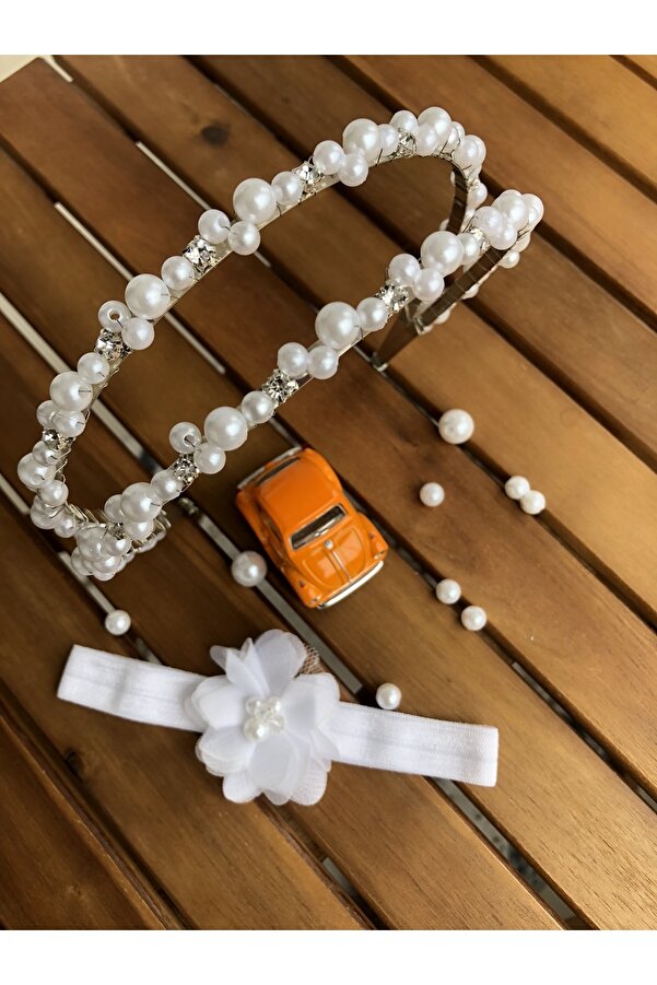 Kadamorganik Inci 2'li Anne Bebek Lohusa Tacı