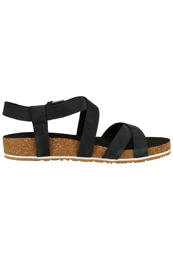 Timberland black sandals online
