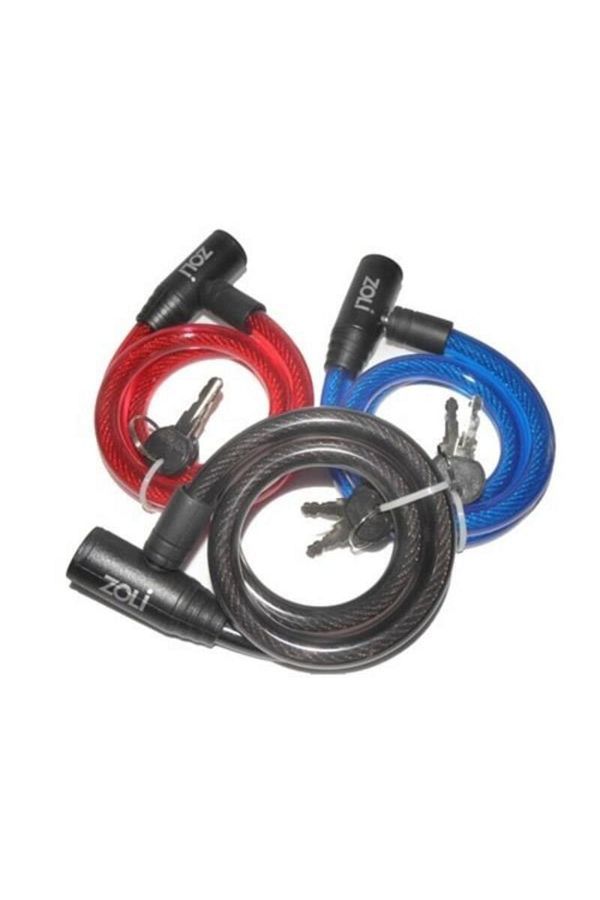 Tex Zoli Bicycle Lock 12x800mm Red