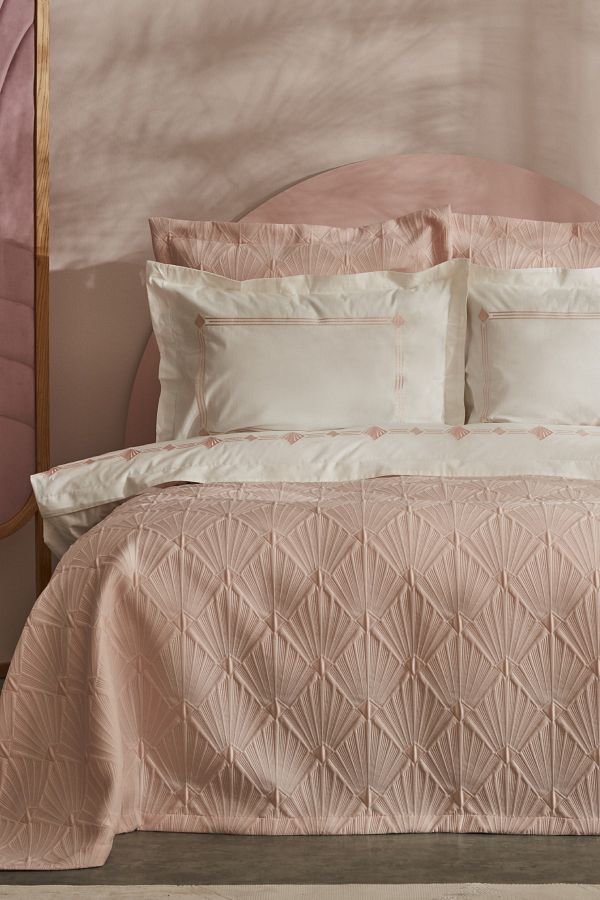 Karaca Home-Diamond Double Duet Set Salmon 1