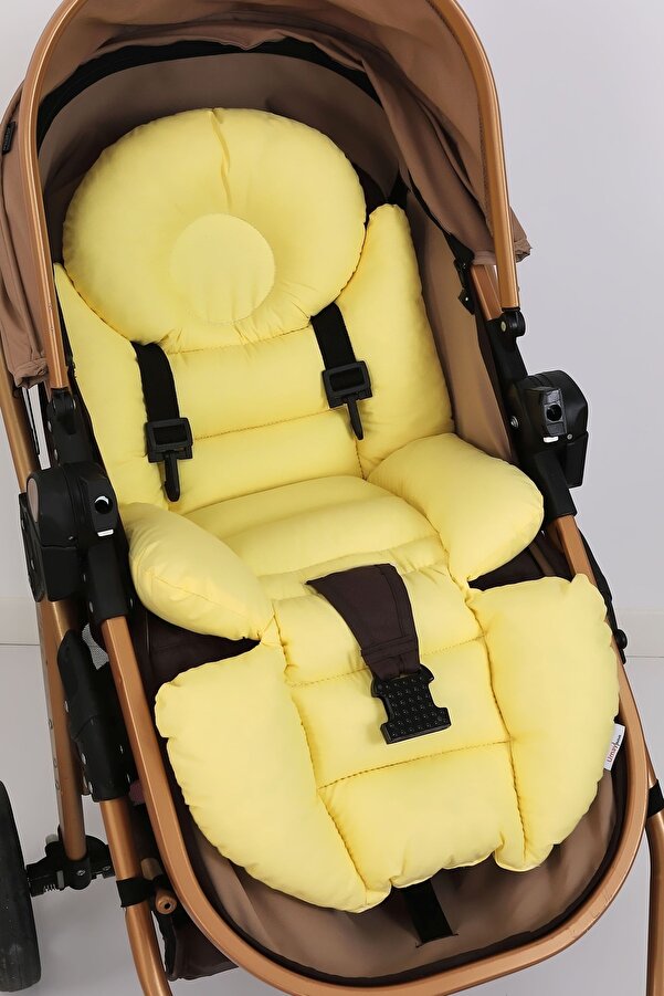 Umaybebek Ortopedik Bel Destekli Bebek Arabası Minderi, Pamuk Kumaş - Orijinal Ürün