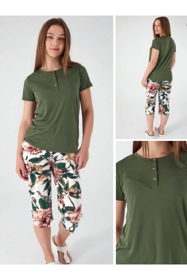 Womens capri pjs deals
