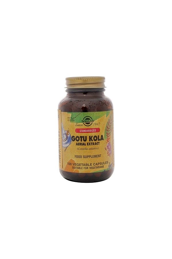 Solgar-Gotu Kola Aerial Extract 100 Kapsül 1