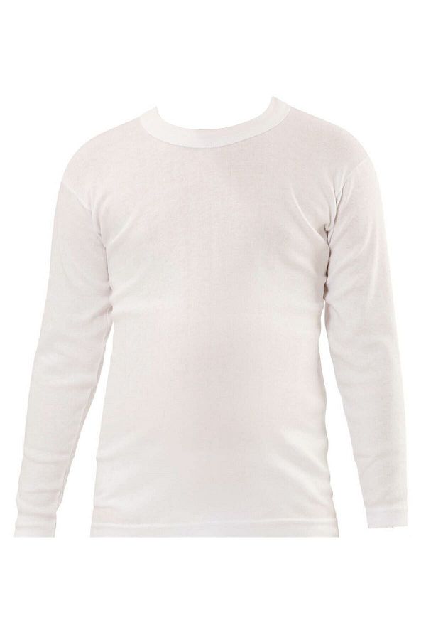 White thermal undershirt top