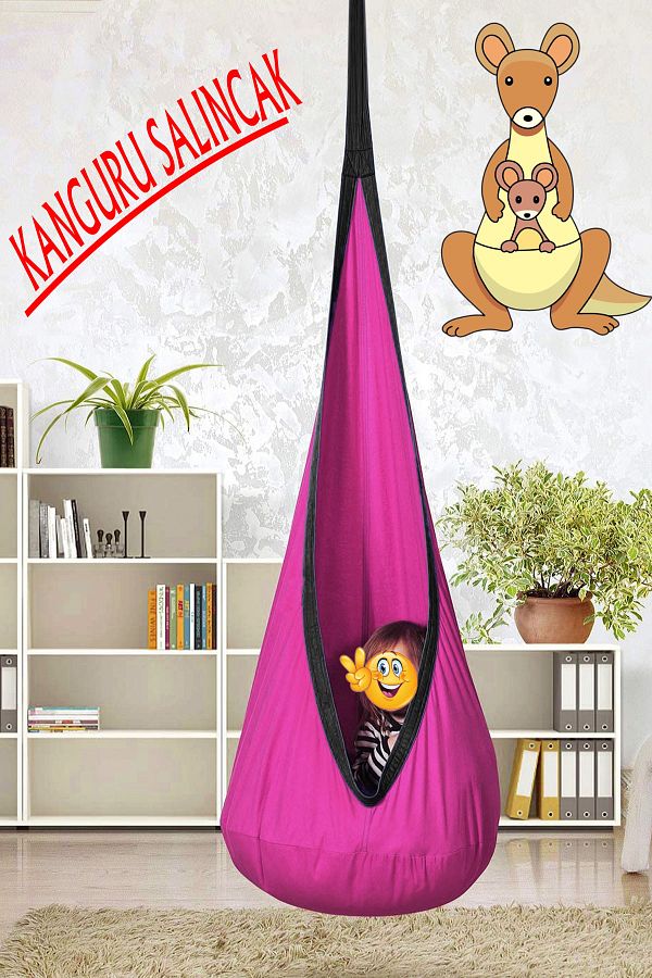 Nurnivus Lora Kangaroo Children s Pouch Swing Hammock Cradle Picnic Garden Room Ceiling Hanging Swing Children s Hammock Trendyol
