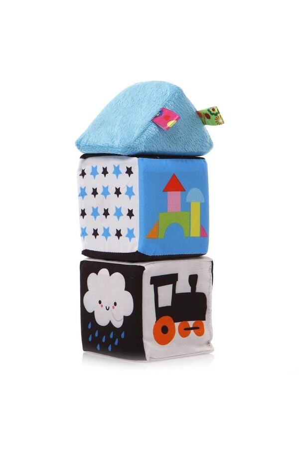 Sozzy Toys Toys Eğitici Çıngıraklı Renkli Küpler Szy241