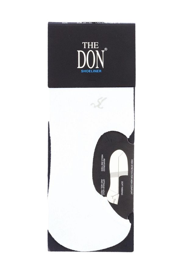 TheDon-جوارب سوبا القطنية للرجال من The Don باللون الأبيض 1