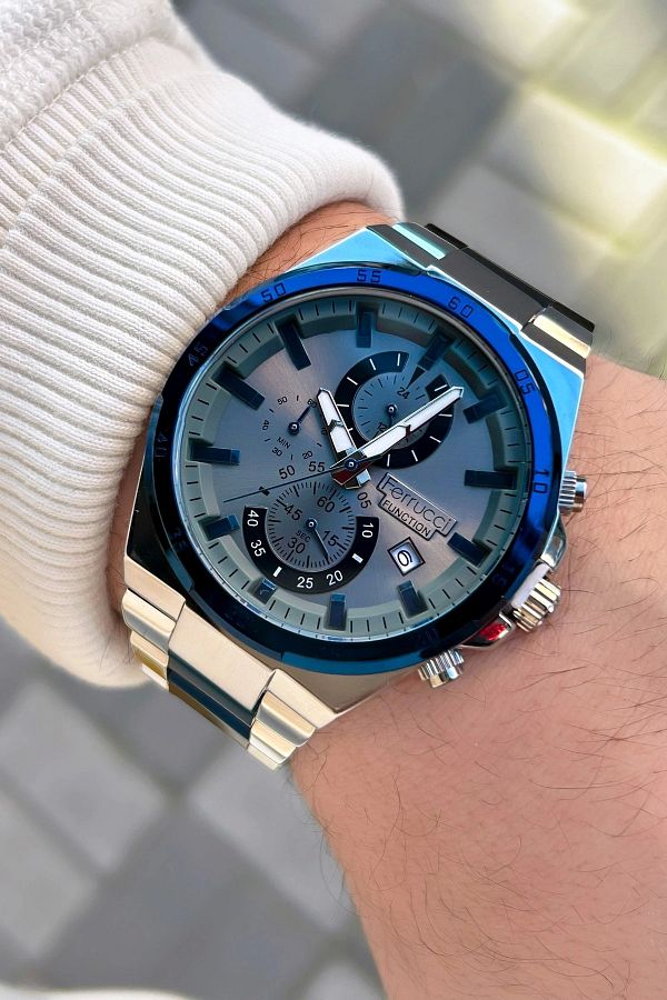 Ferrucci-Function Fcf.12286fm.02 Multi Function Men's Wristwatch 3 Atm Waterproof 1
