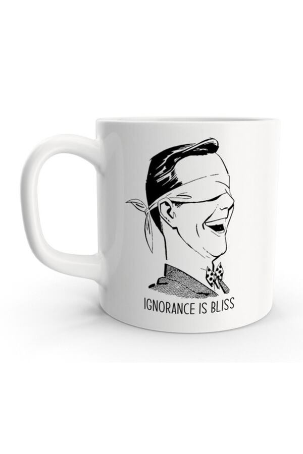 Rock'n Fox-Happiness is Happiness Ignorence Is Bliss Themed Mug 1