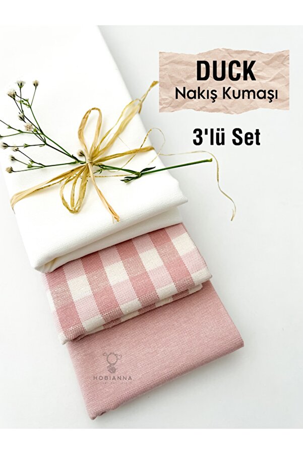 Hobianna Duck Nakış Dikiş Kumaşi 3’lü Set