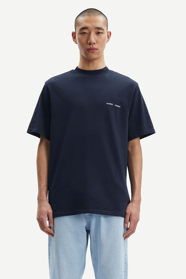 Samsoe Samsoe Unisex Norsbro Chest Printed Short Sleeve T shirt Trendyol