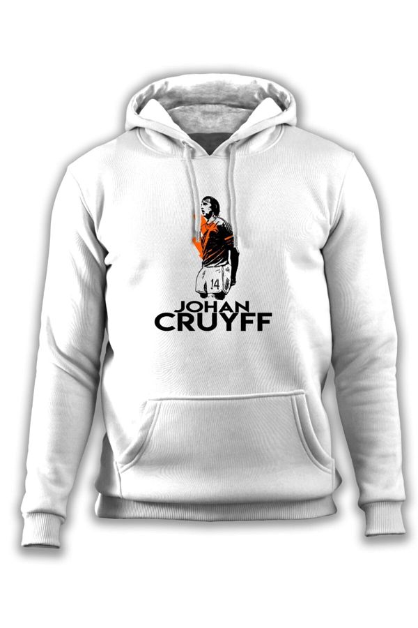 OFFSIDE CLOTHES-Johan Cruyff - Special Drawing Design Legends Series Hooded Sweatshirt 1